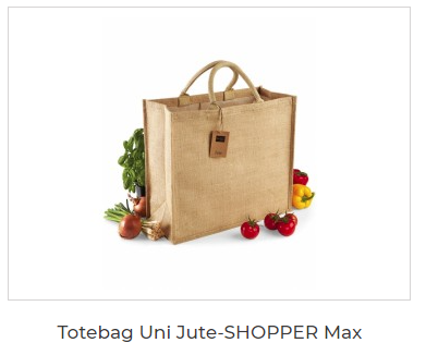 totebag uni jute shopper max